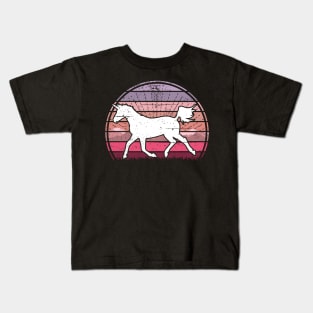 Unicorn Pink Sunset Kids T-Shirt